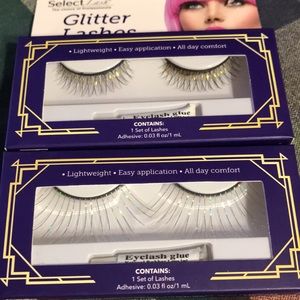 ❤️❤️BIG SALE ❤️❤️2 PAIR OF         GLITTER LASHES-